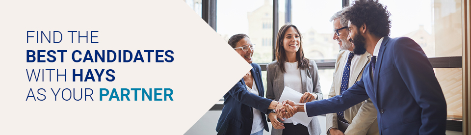 Find de bedste kandidater med Hays som partner Find de bedste kandidater med Hays som partner